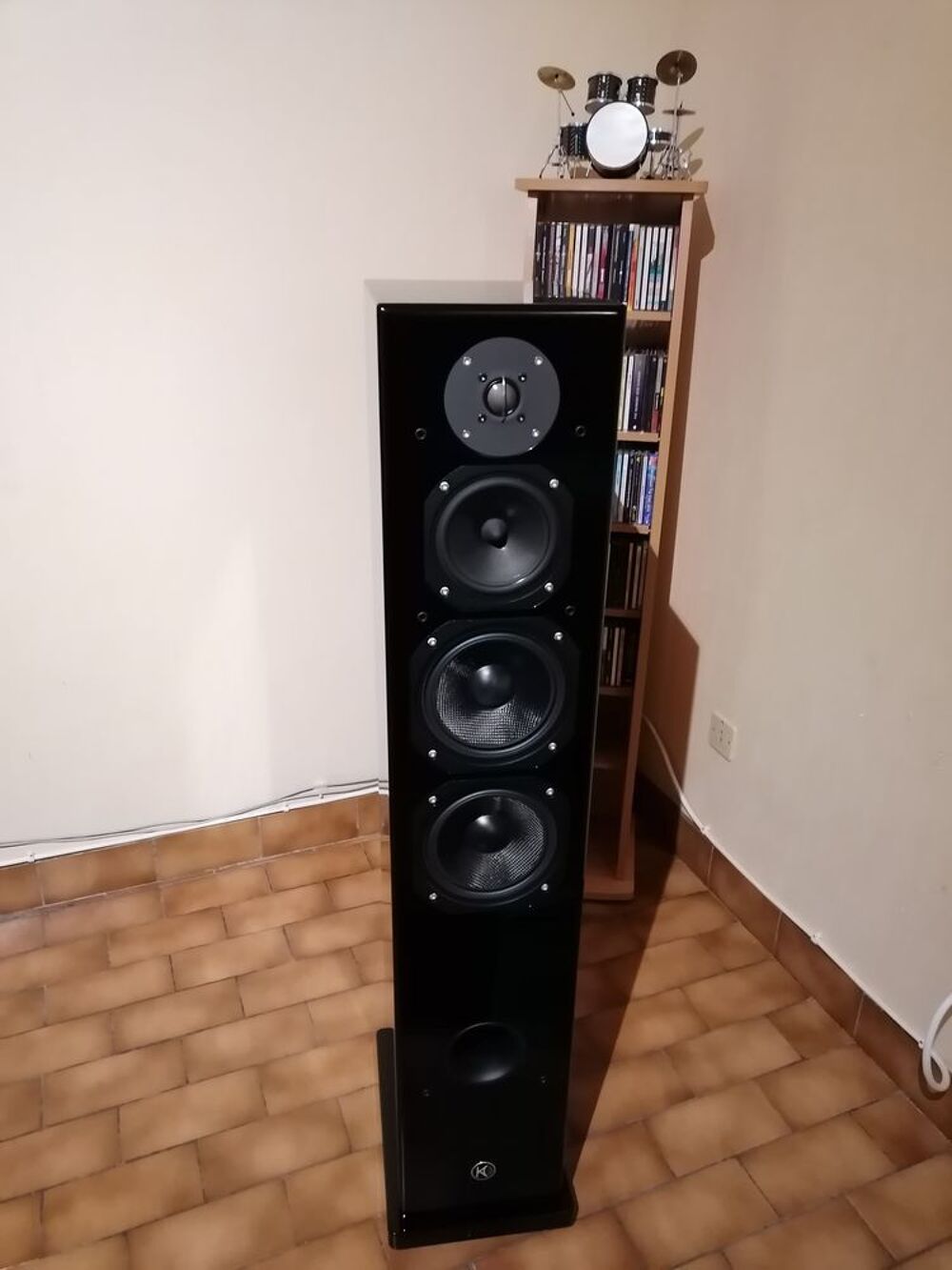 Enceintes KELINAC 714 MG laqu&eacute;e Noire Audio et hifi