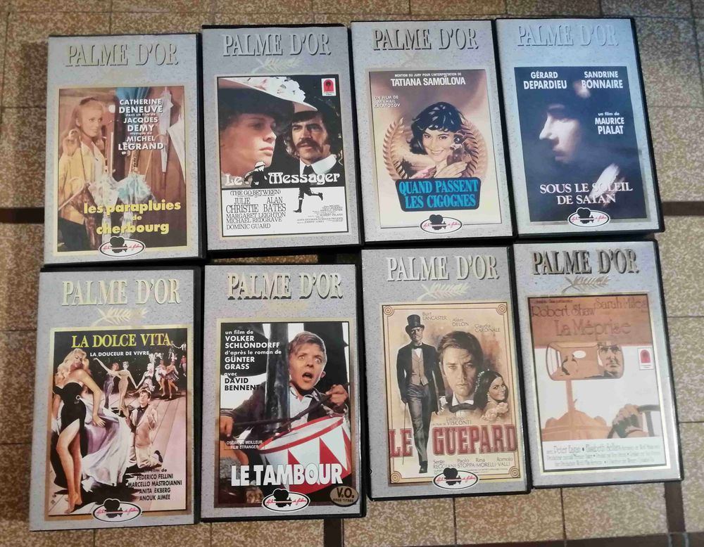 K7 VIDEO PALMES DOR DVD et blu-ray