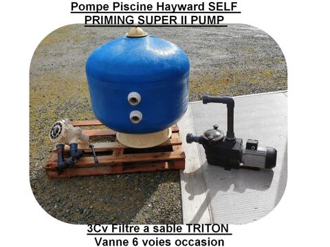 Pompe Piscine Hayward SELF PRIMING SUPER II PUMP 3Cv Filtre 800 Bourseul (22)