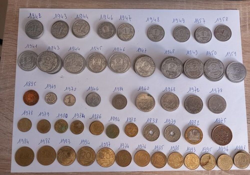 monnaie en franc 