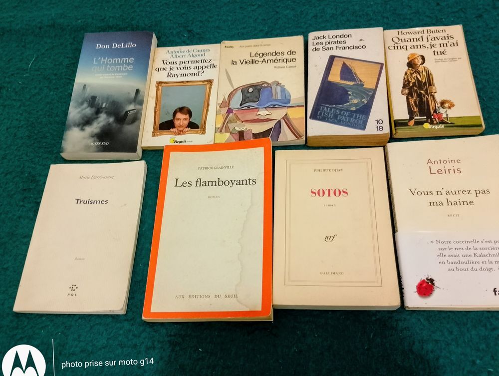 Livres, romans, divers, vendus en lots de 5, au choix Livres et BD
