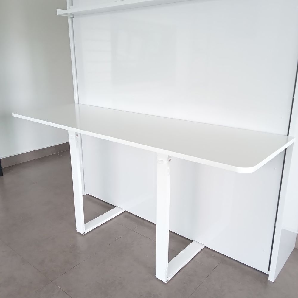 ?? LIT-BUREAU Escamotable 2 places NEUF (VERTICAL) Meubles