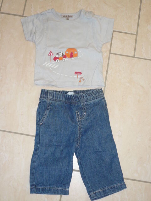 Ensemble 2 pi�ces 3 mois (n�20) 6 Franqueville-Saint-Pierre (76)