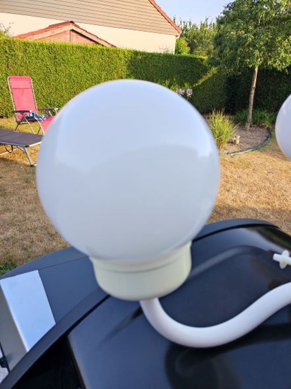 Luminaire ext&eacute;rieur 3 globes
Jardin