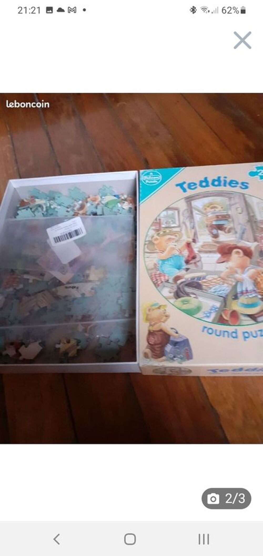 puzzle rond 200 pi&egrave;ces Teddies Jeux / jouets
