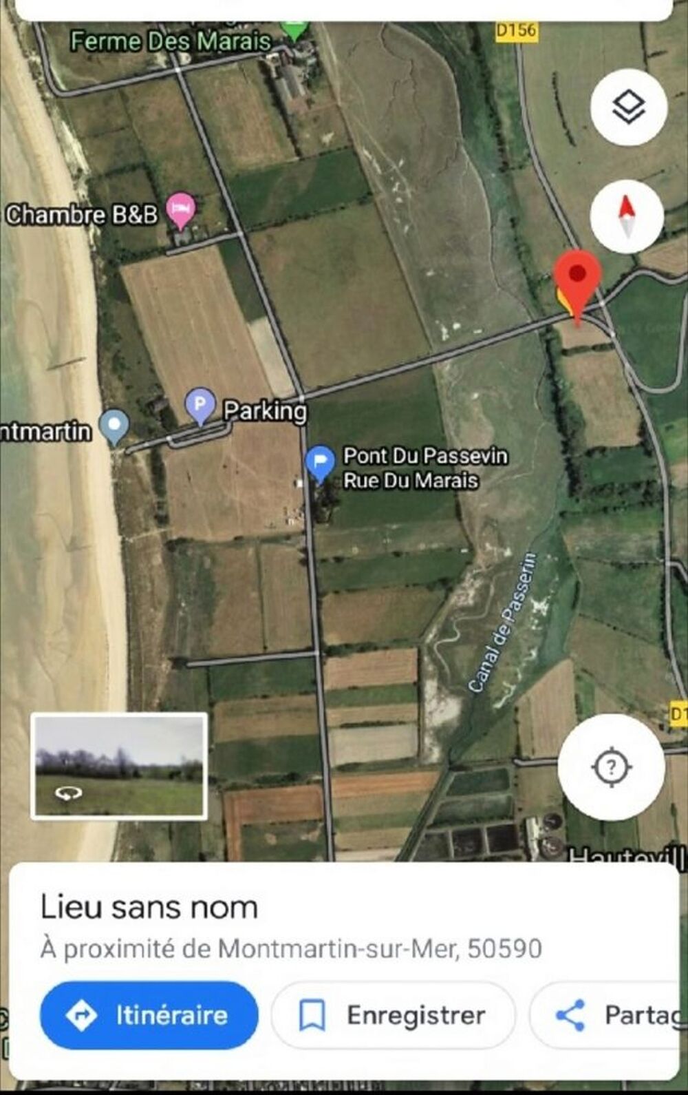 Vente Terrain Terrain de terre en herbe Montmartin-sur-Mer 50590 Montmartin-sur-mer