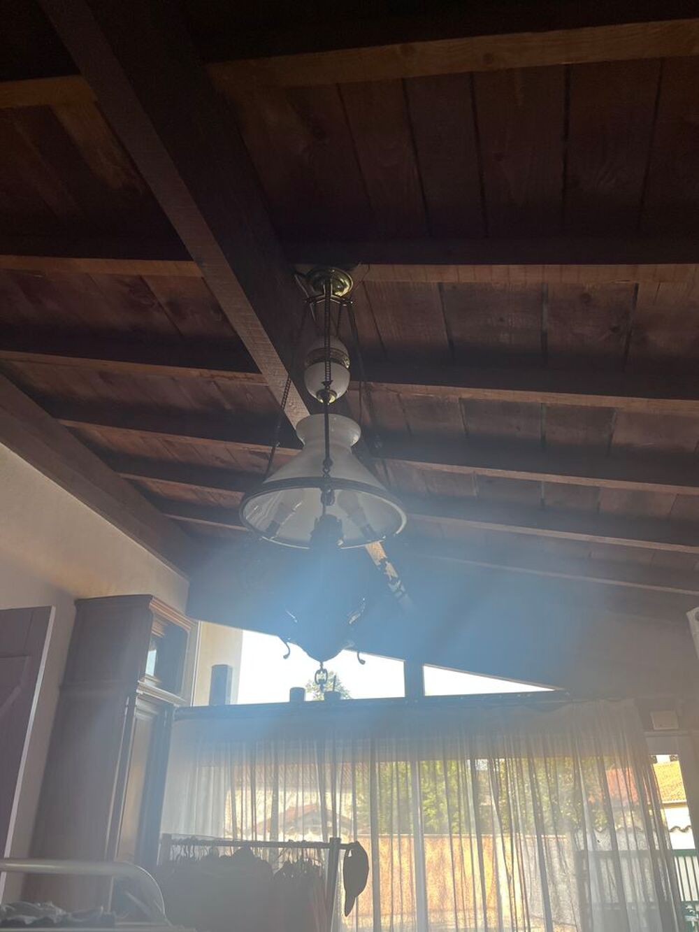 Lustres anciens &eacute;lectrifi&eacute;s Décoration