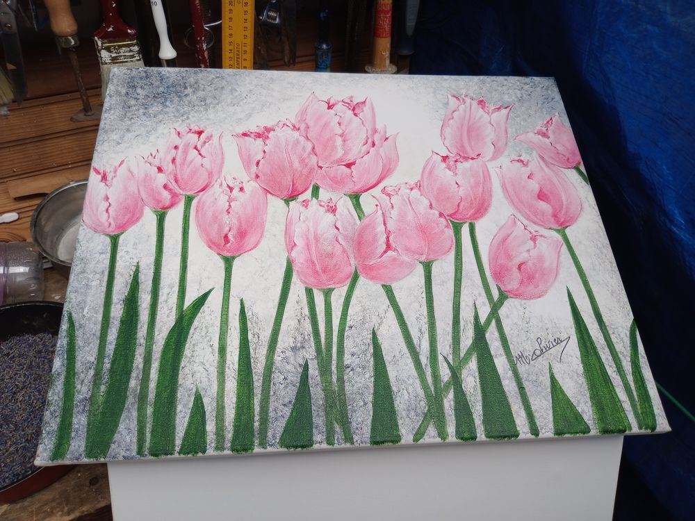 Tableau - d&eacute;coration - peinture acrylique Décoration