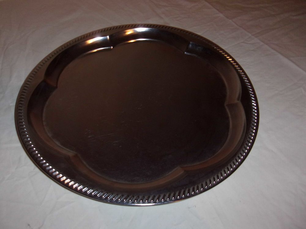 Plat rond en inox Cuisine