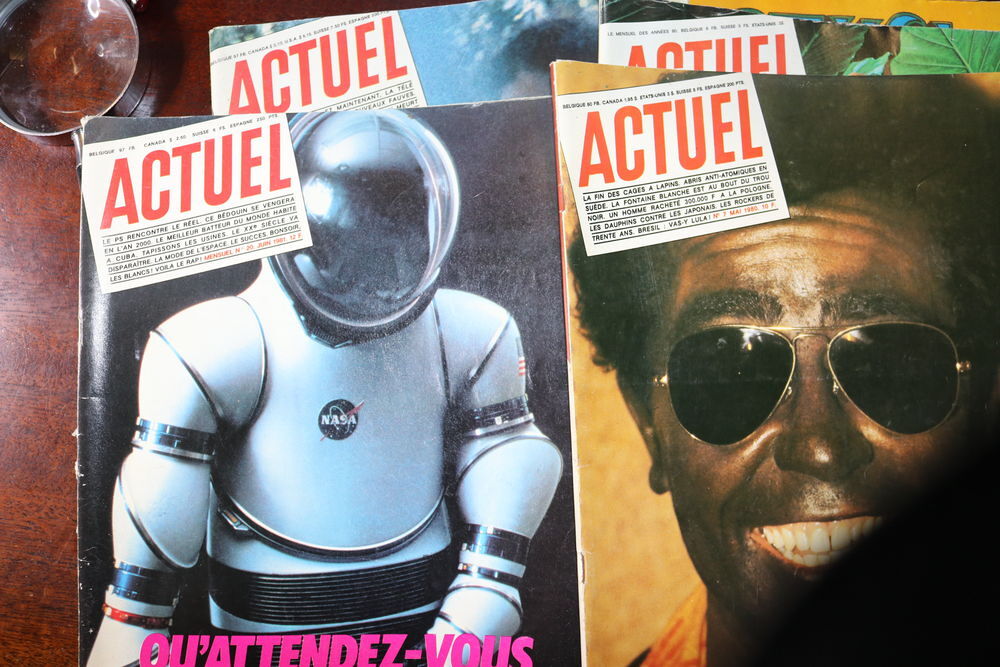 Revues anciennes "ACTUEL" Livres et BD