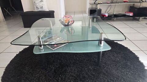 table salon en verre Plérin (22)