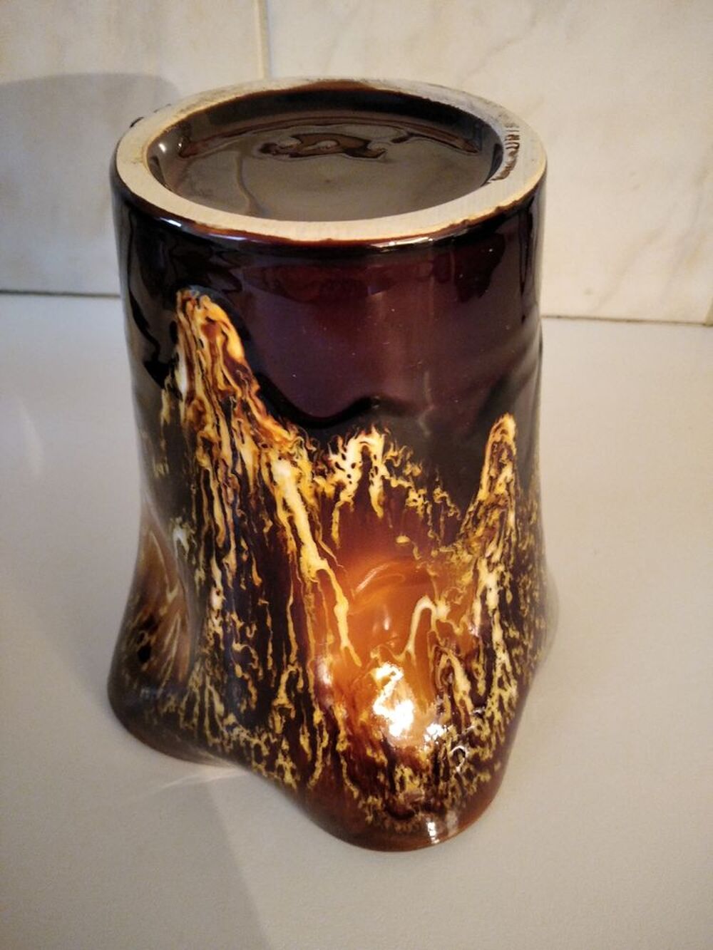 Vase vintage Vallauris D�coration