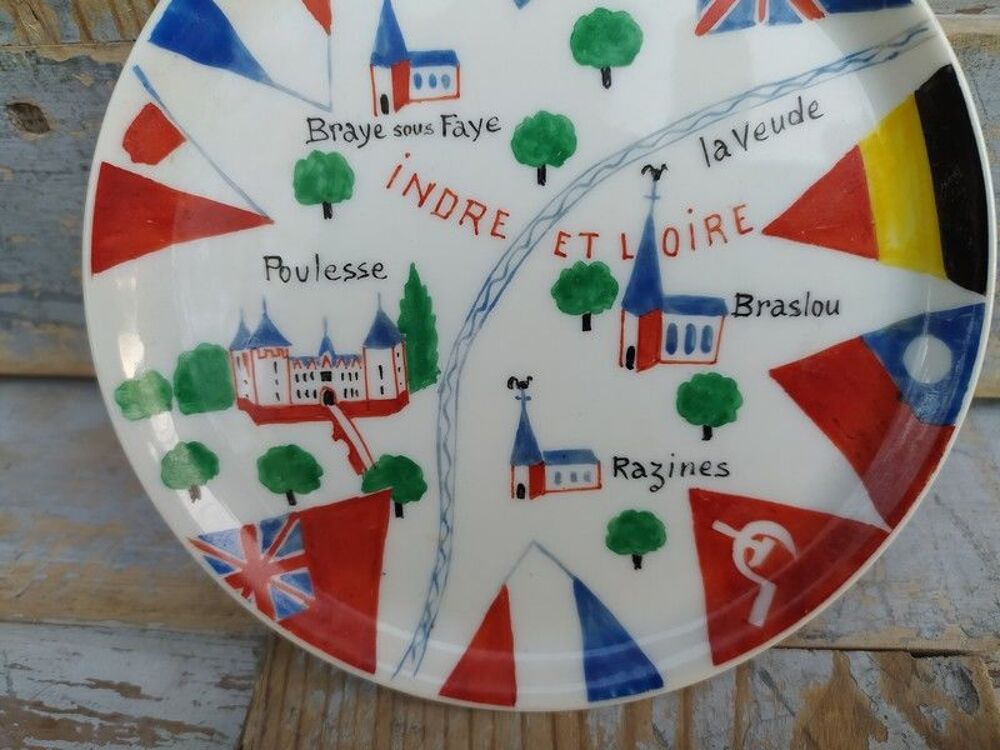 Porcelaine Delvaux Guerre Mondiale WW2 Indre et Loire 