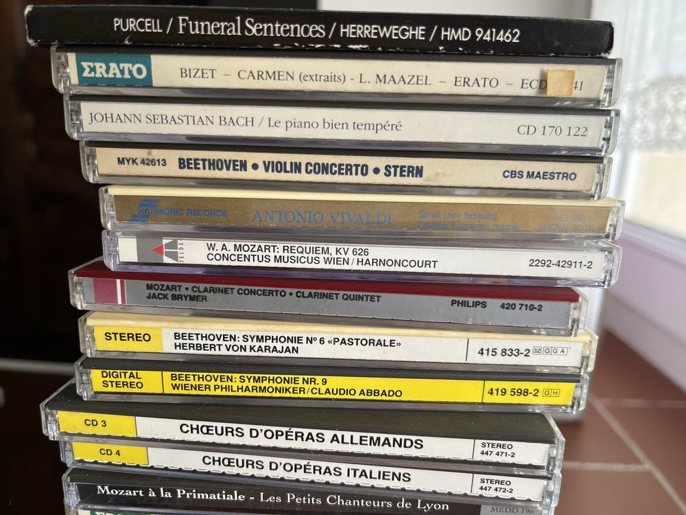 disques compact CD et vinyles