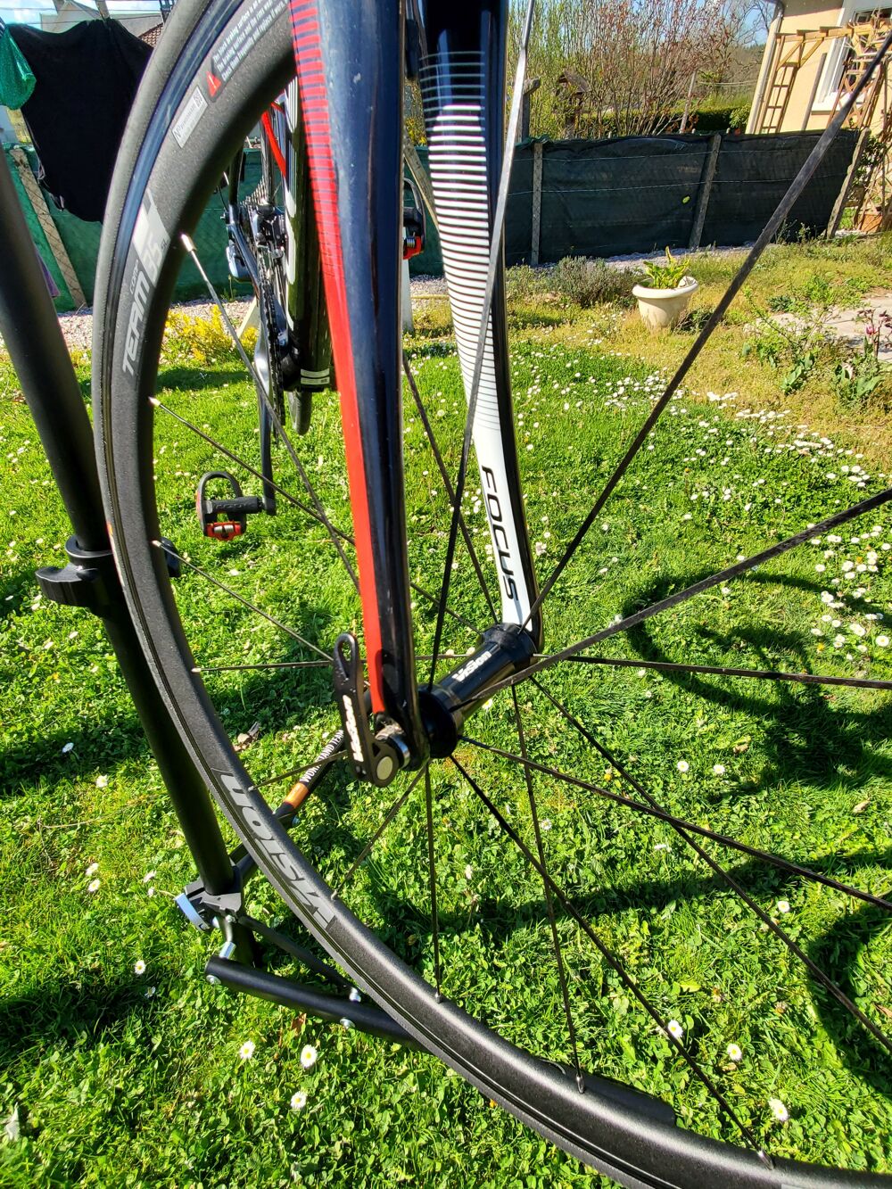 Velo FOCUS tout carbone shimano ULTEGRA
avec accessoires
Vélos
