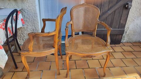 Fauteuil cann� Louis xv tr�s bon �tat 400 Martigues (13)
