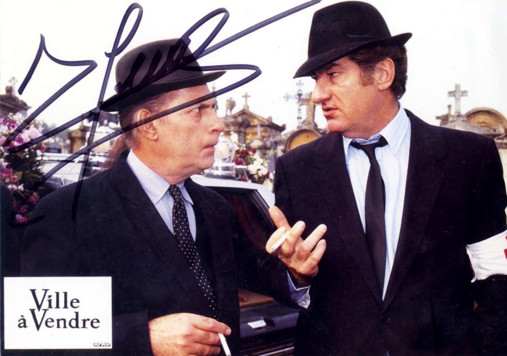 Michel SERRAULT : photo d'exploitation d&eacute;dicac&eacute;e 