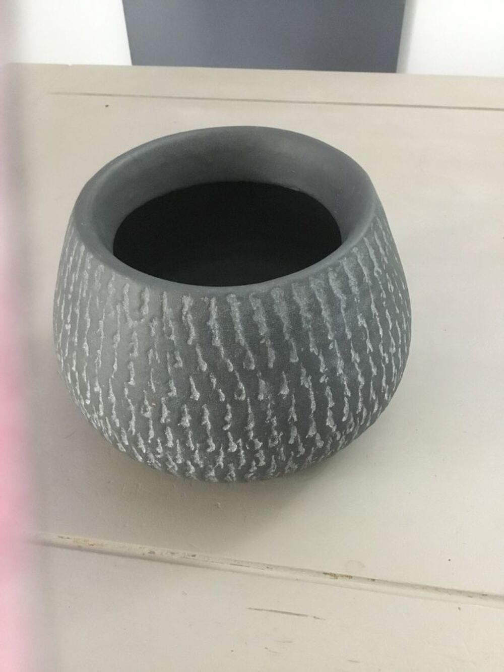 Pot gris anthracite Jardin