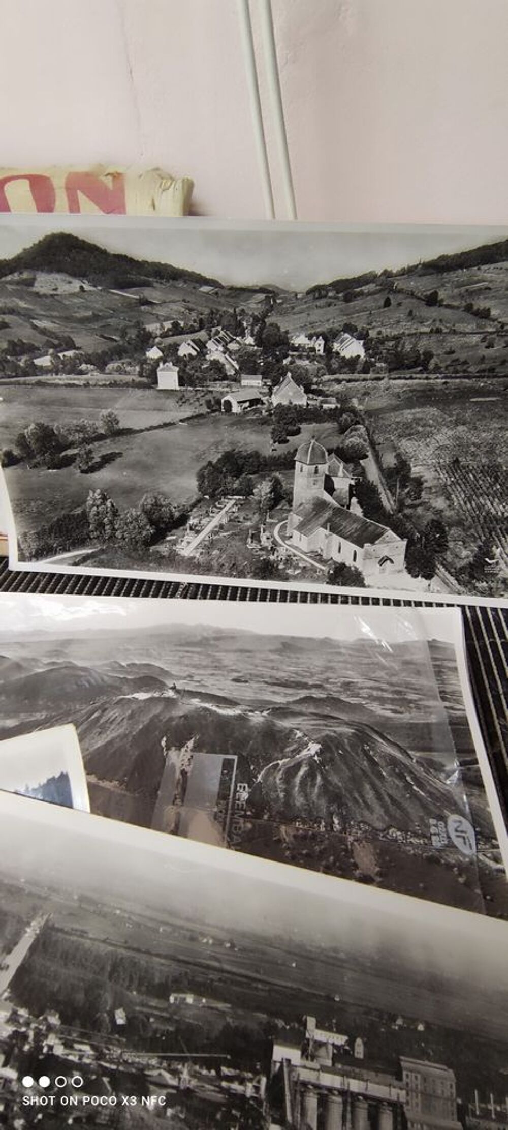 Lot de vues a&eacute;riennes LAPIE 