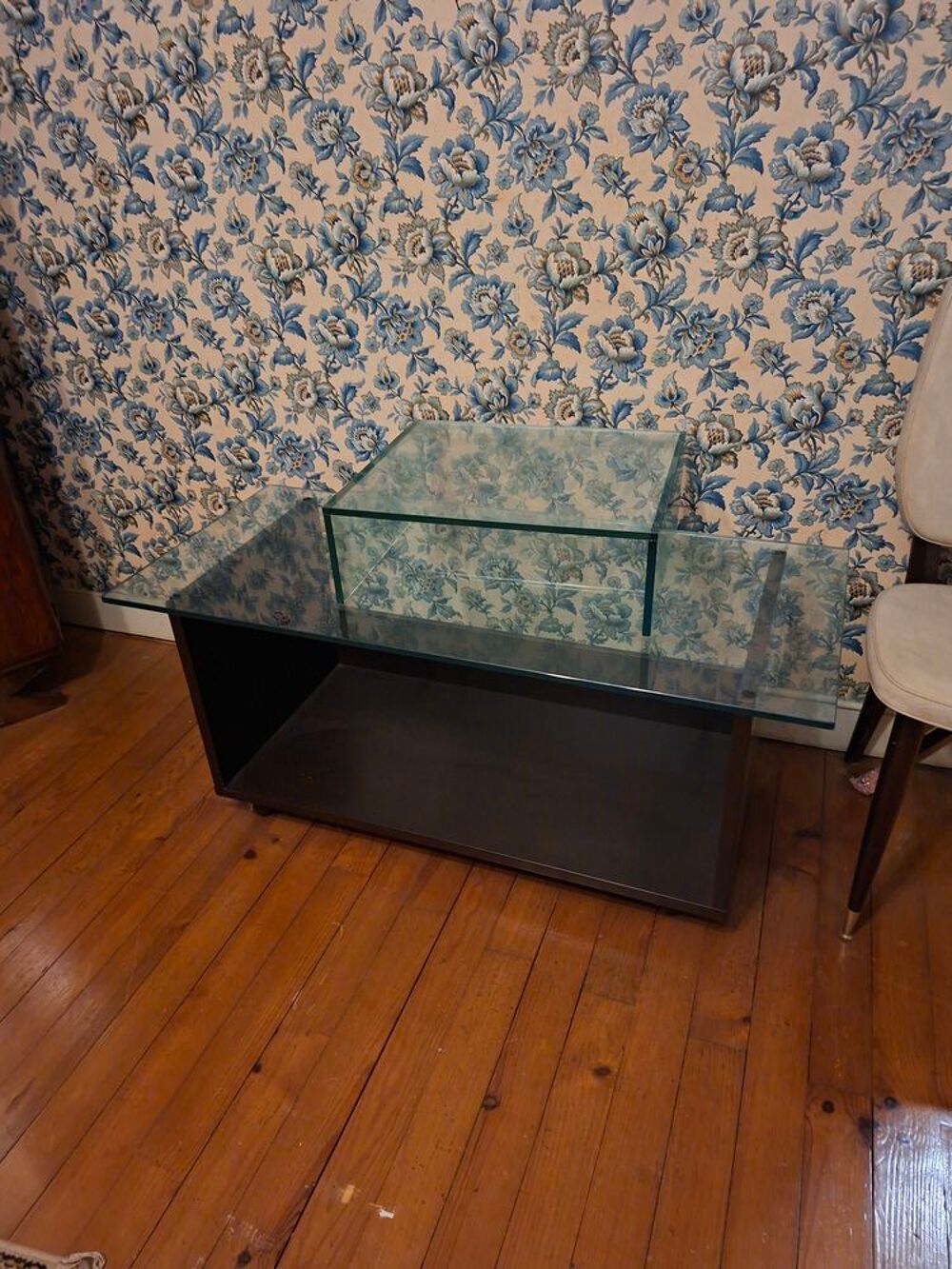 Table basse en verre roche bobois tres bon etat Meubles