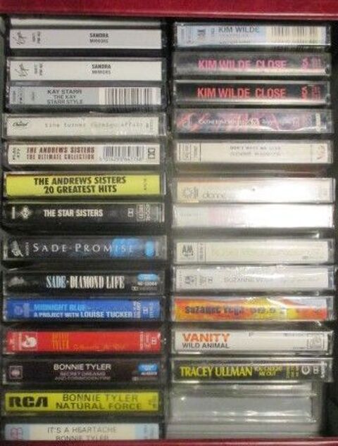 Cassettes audio de chanteuses anglo-saxonne 0 H�rouville-Saint-Clair (14)