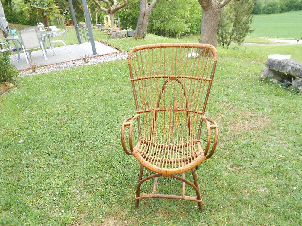 fauteuil rotin Décoration