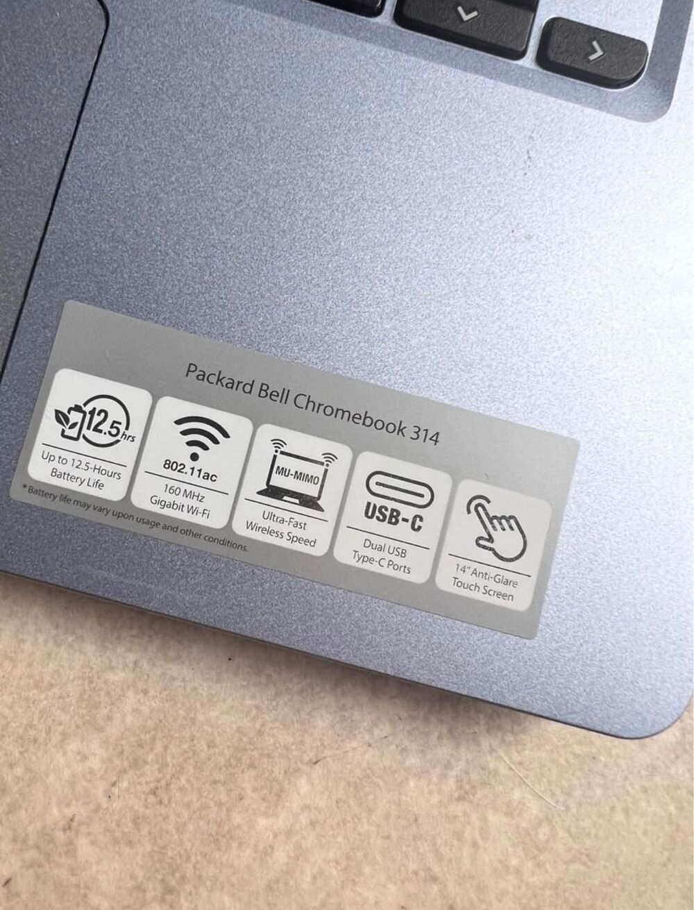 Chromebook Packard Bell Matériel informatique