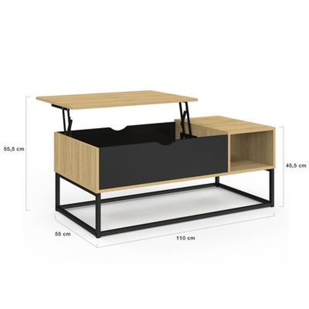 Commode.
Table milieu relevable
Meubles