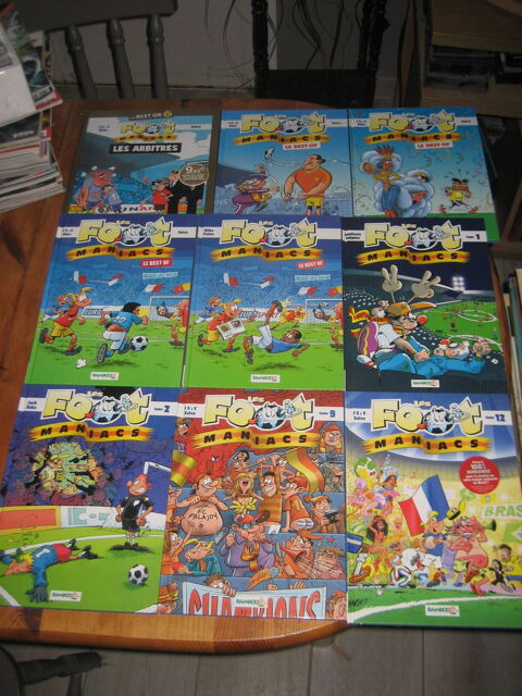 lot 9 bd LES FOOT MANIACS banboo ditions 45 Czy (89)