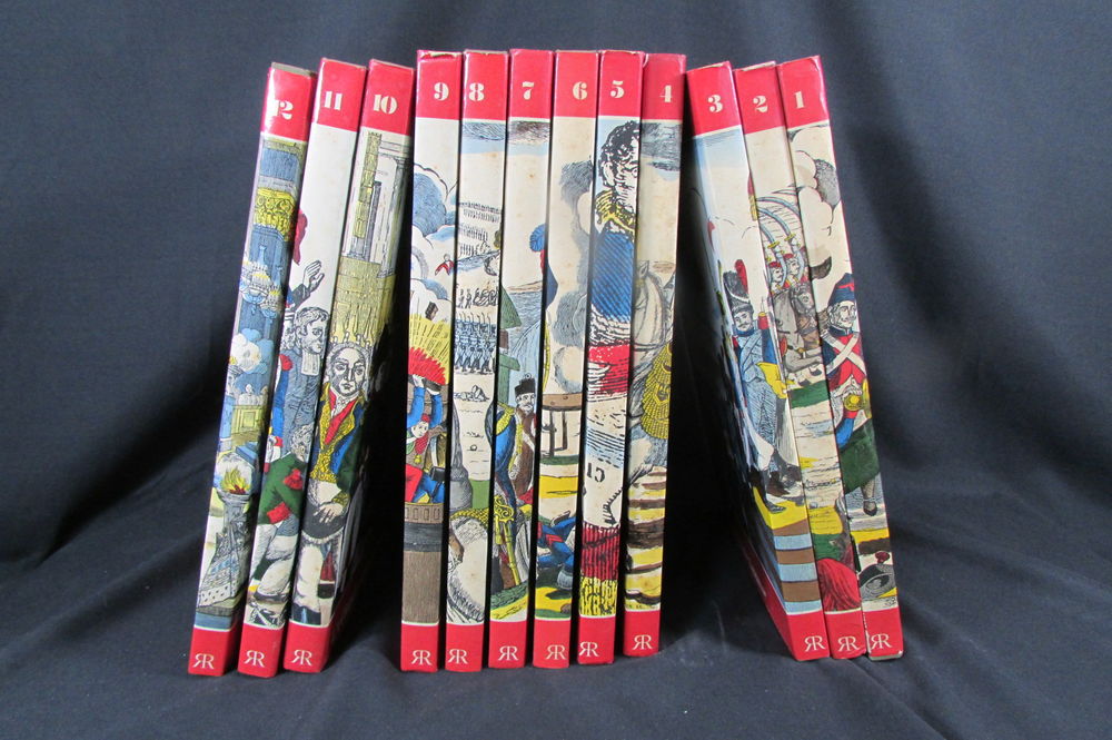S&eacute;rie de 12 volumes de la vie de Napol&eacute;on , 1970 