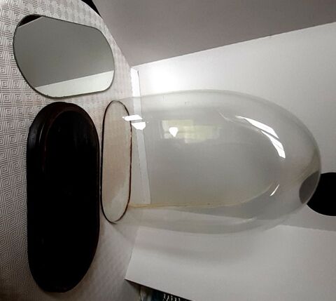 Globe en verre et socle miroir pour pendule 40 Ozoir-la-Ferrière (77)