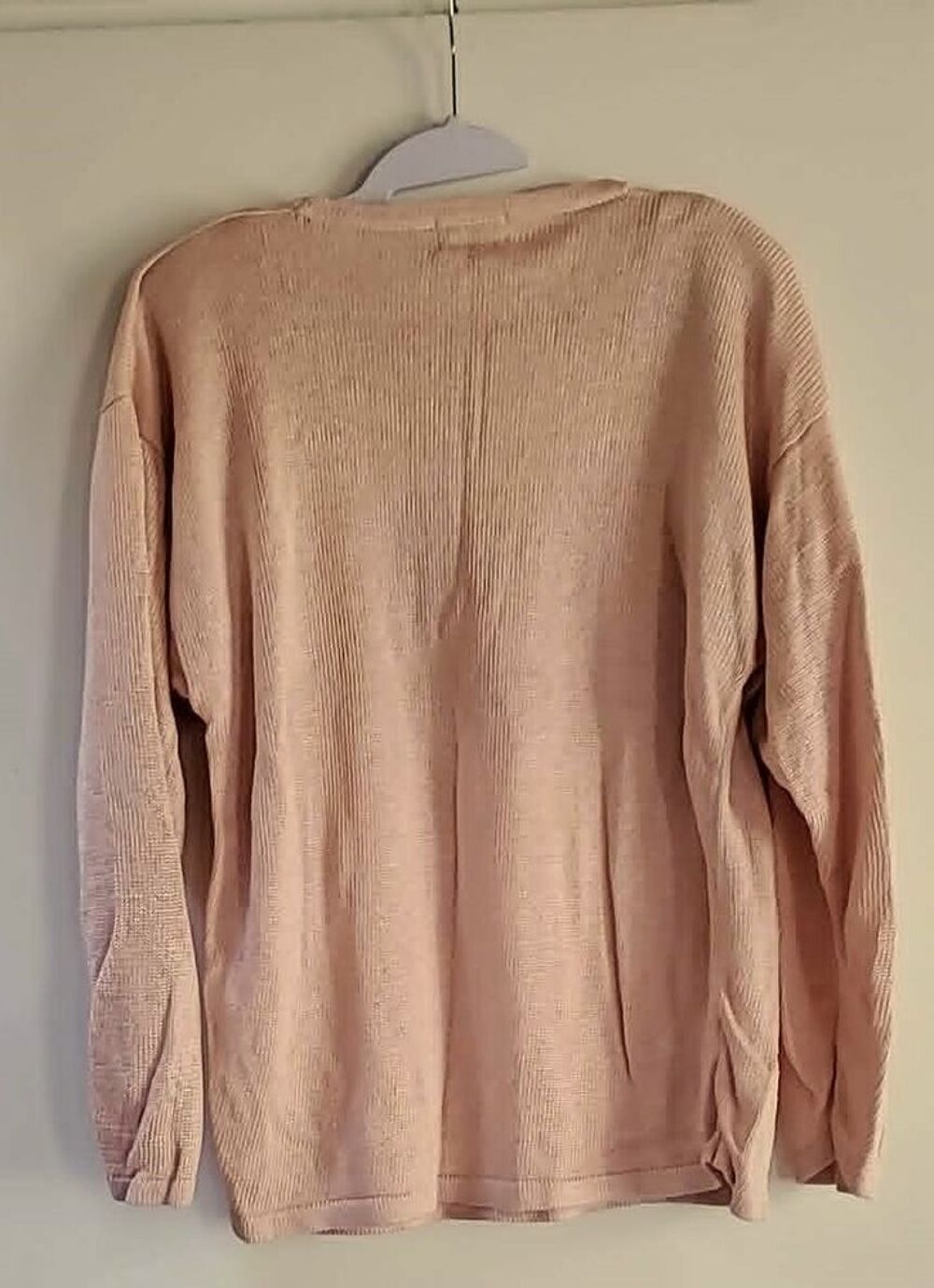 PULL FEMME ROSE SAUMON Taille 50/52 Vêtements