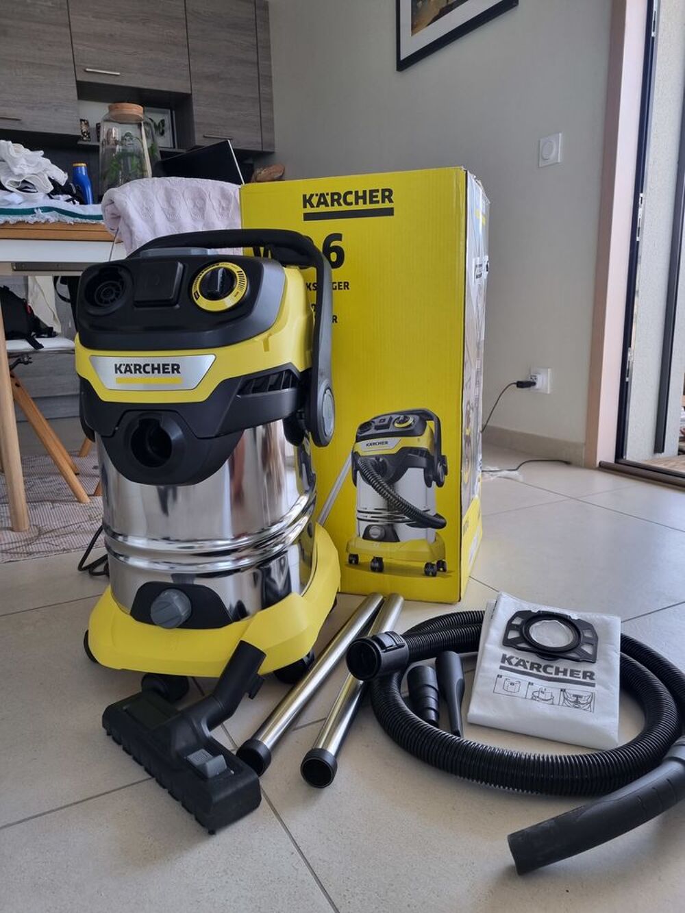 Aspirateur KARCHER WD6 eau et poussi&egrave;res Electroménager