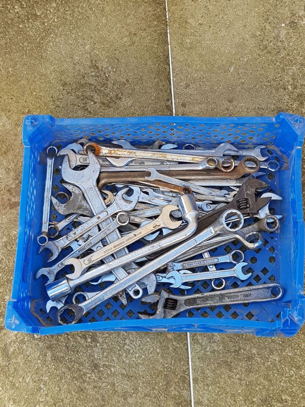 Cles plate ?il mixte pipe molette drop forged Bricolage