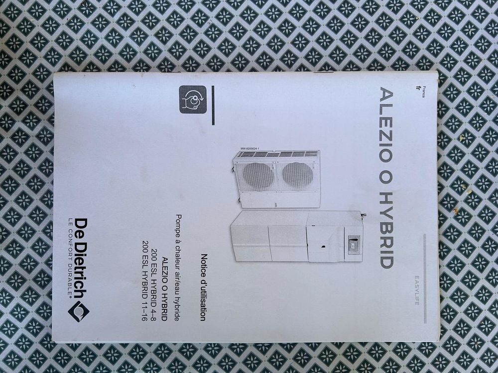 Chaufferie De Dietrich hybride fioul + PAC air/eau Bricolage