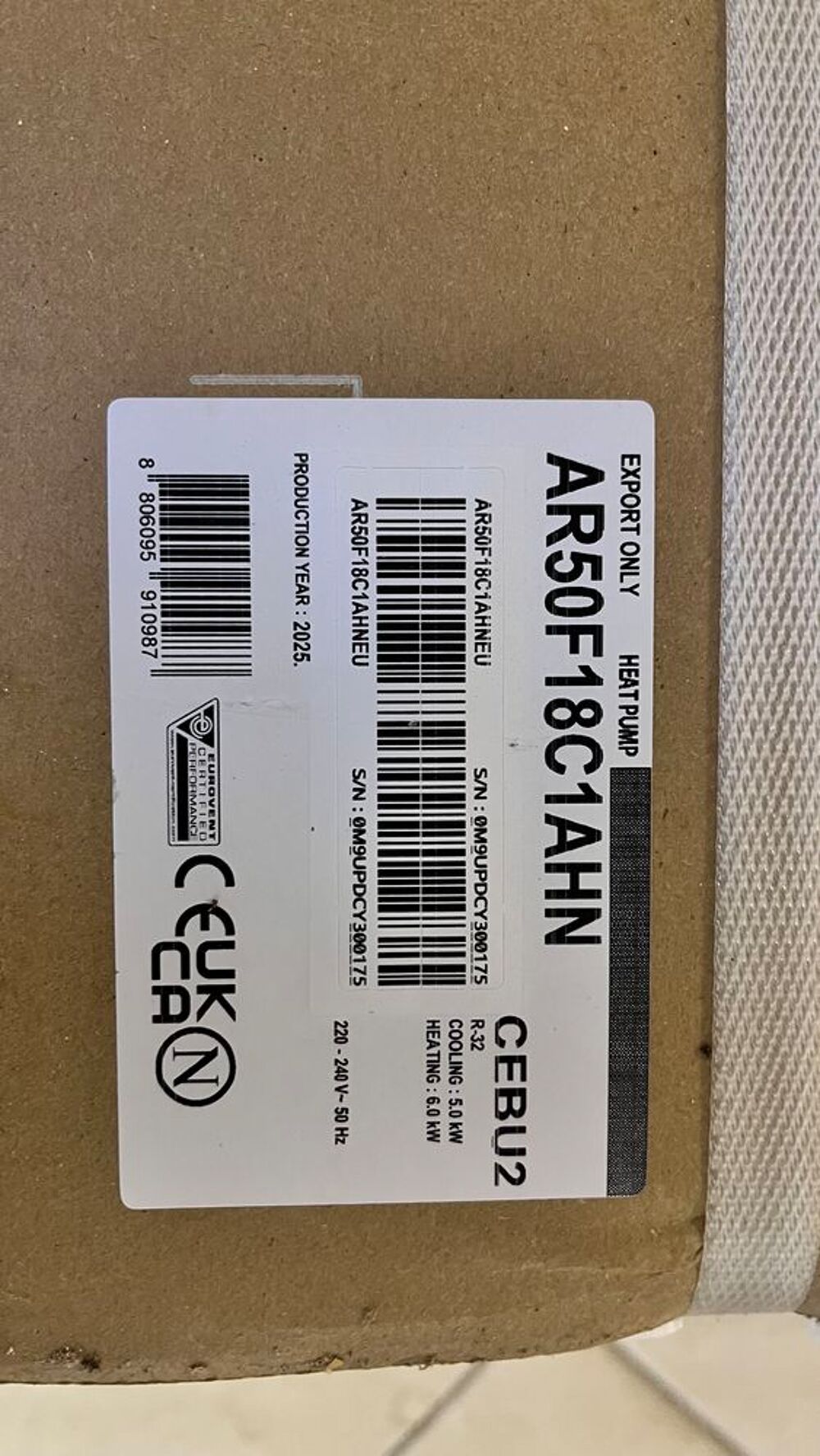 Split climatiseur Electroménager