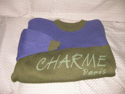  pull homme de couleur Kaki et parme 10 Biscarrosse (40)