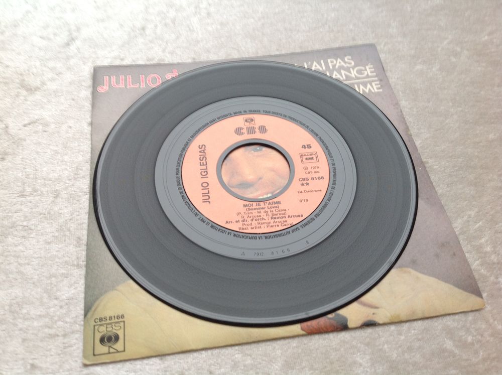 JULIO IGLESIAS JE N'AI PAS CHANG&Eacute; CD et vinyles