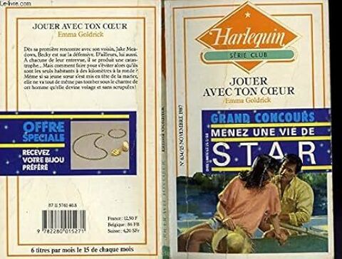 Livre Harlequin  Jouer avec ton coeur  - Série Club 3 Battrans (70)