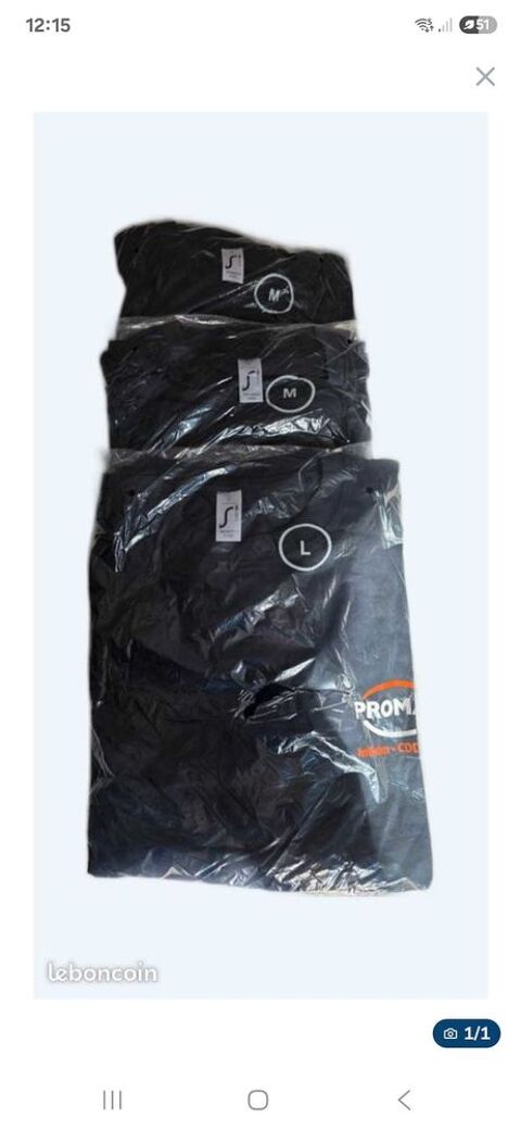 Lot de 3 t-shirt manche courte neuf 11 Marseille 1 (13)