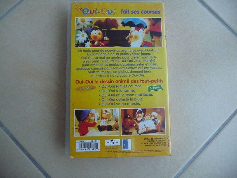 Oui-Oui fait ses courses 5 &eacute;pisodes - Collector cassette VHS DVD et blu-ray