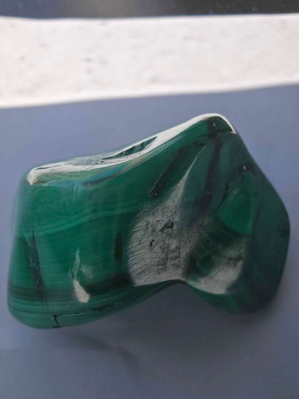 Magnifique Malachite Polie du (RDC)-115g 