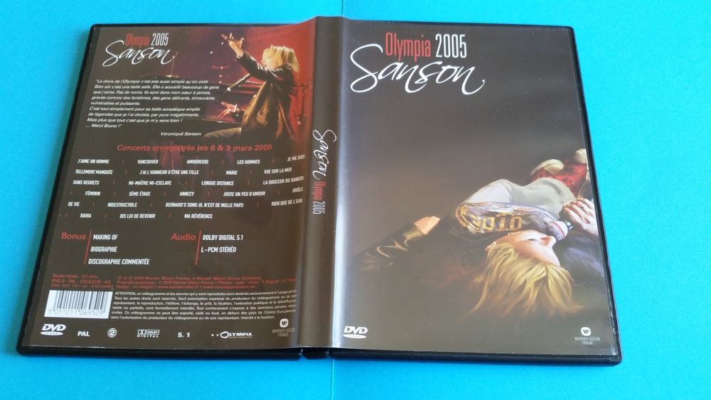 OLYMPIA 2005 SANSON DVD et blu-ray