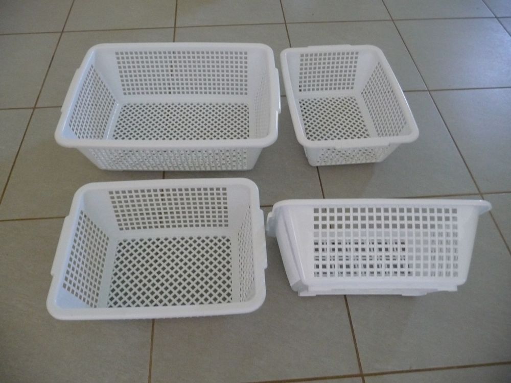 Corbeilles de rangement en plastique Décoration