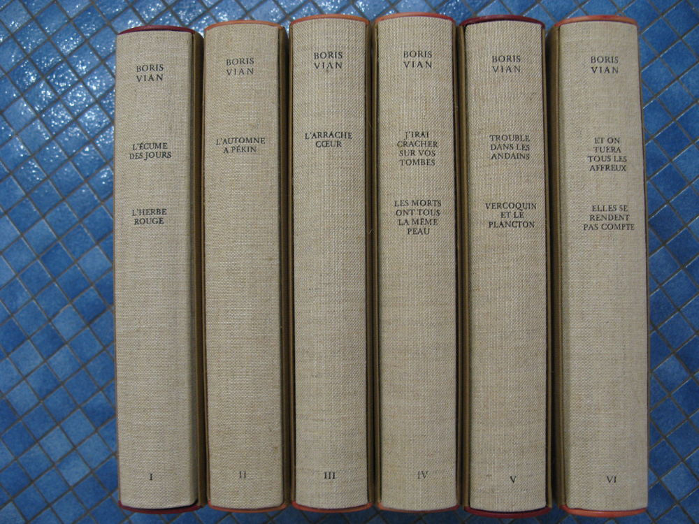 lot de 6 volumes Boris vian Livres et BD