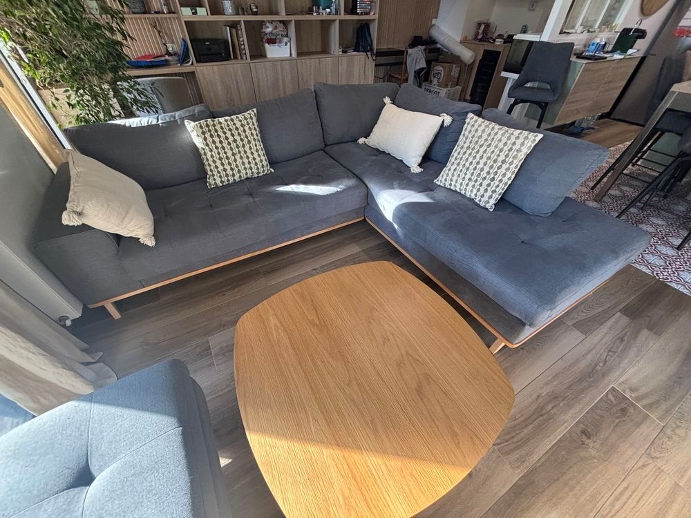 Alin&eacute;a canap&eacute; d angle capia convertible superbe Meubles