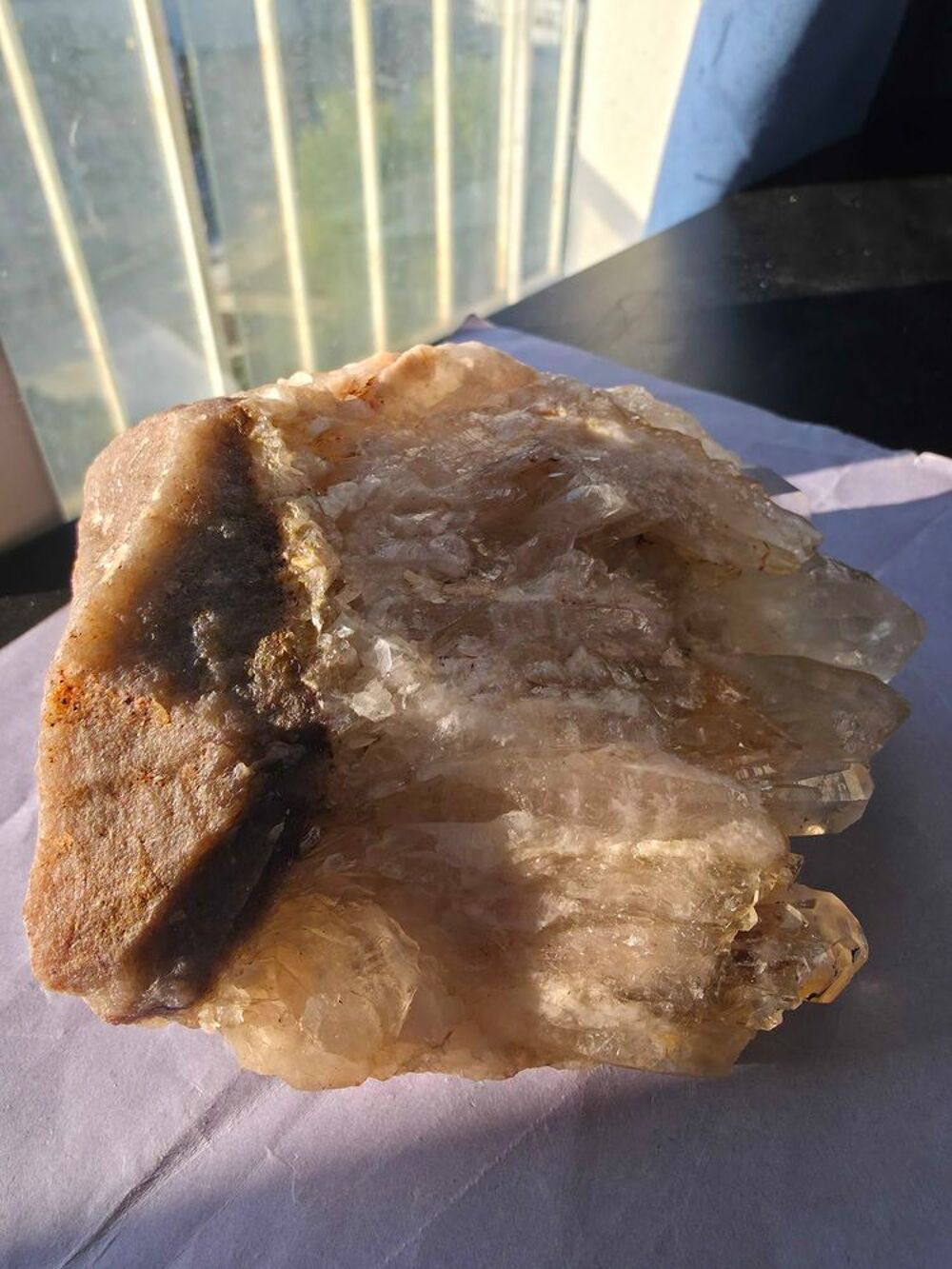 Magnifique Citrine Naturelle de Kolwezi(RDC)-Sp&eacute;cimen de Collection 708g 
