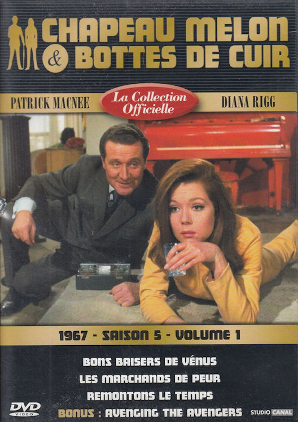 DVD Chapeau Melon &amp; Bottes De Cuir 1967 P. Macnee / D. Rigg DVD et blu-ray