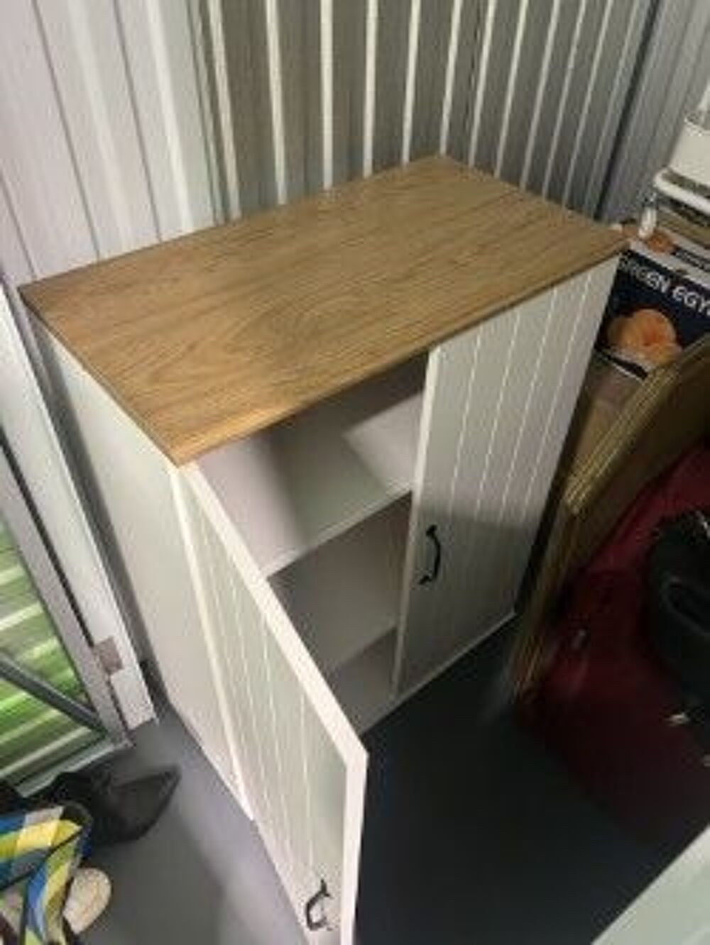 Meuble &agrave; chaussures- IKEA SKRUVBY blanc - &eacute;tat impeccable Meubles