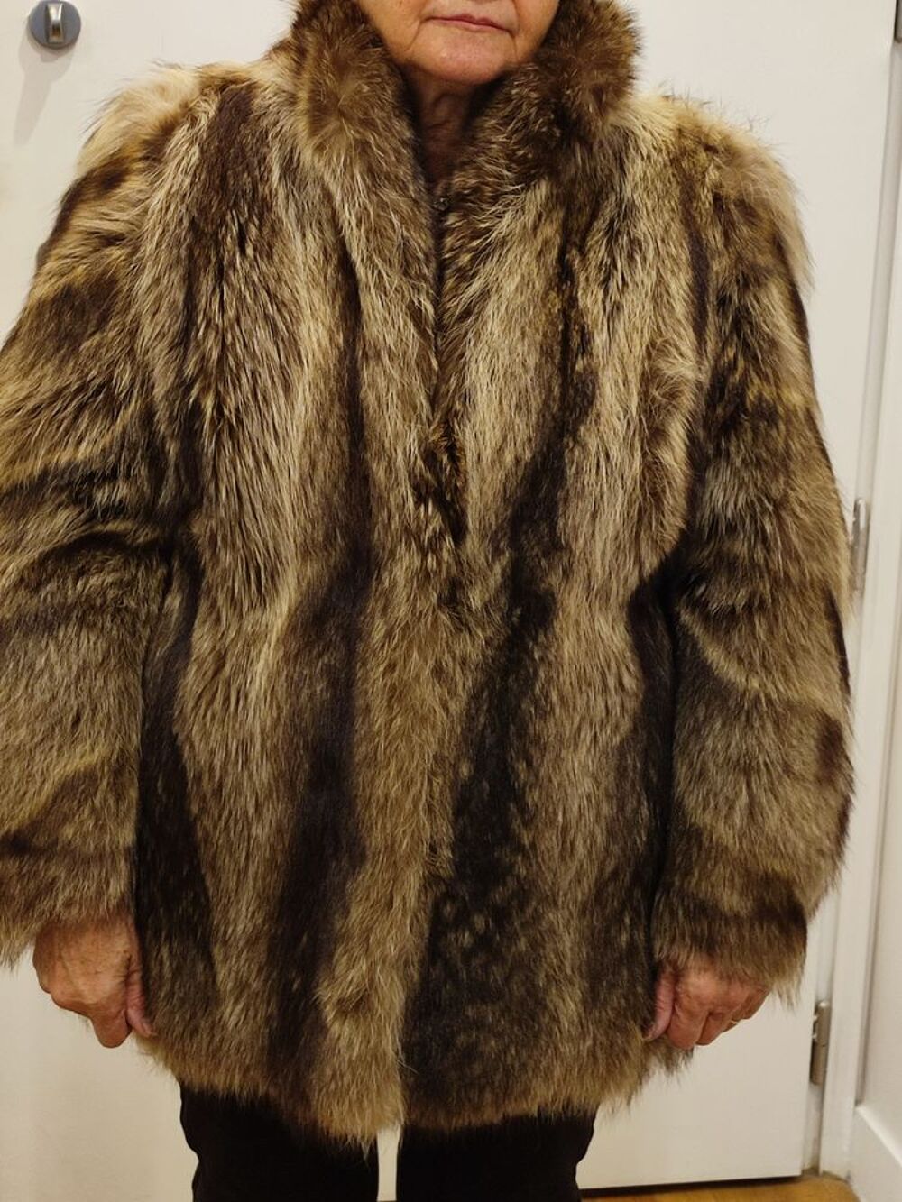 Veste en Fourrure Renard veritable Vêtements